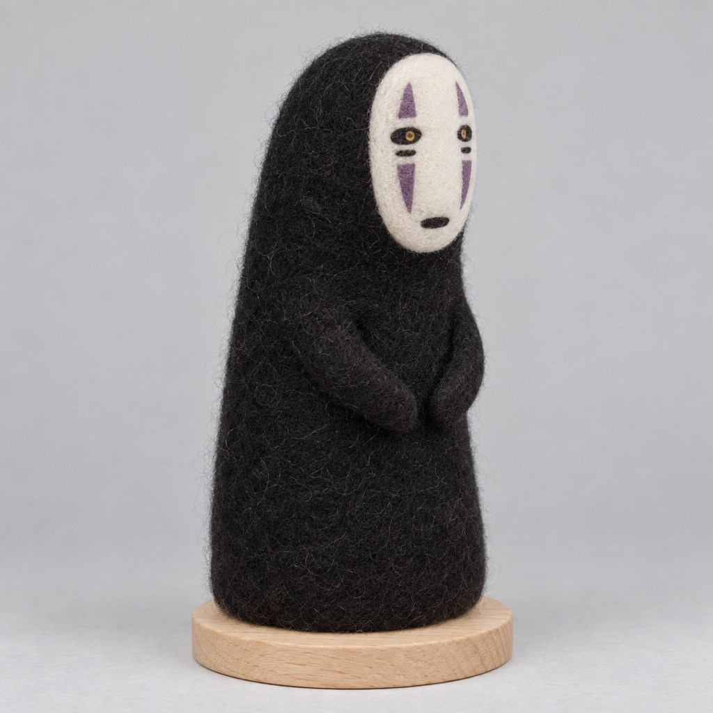 Needle-Felted No-Face