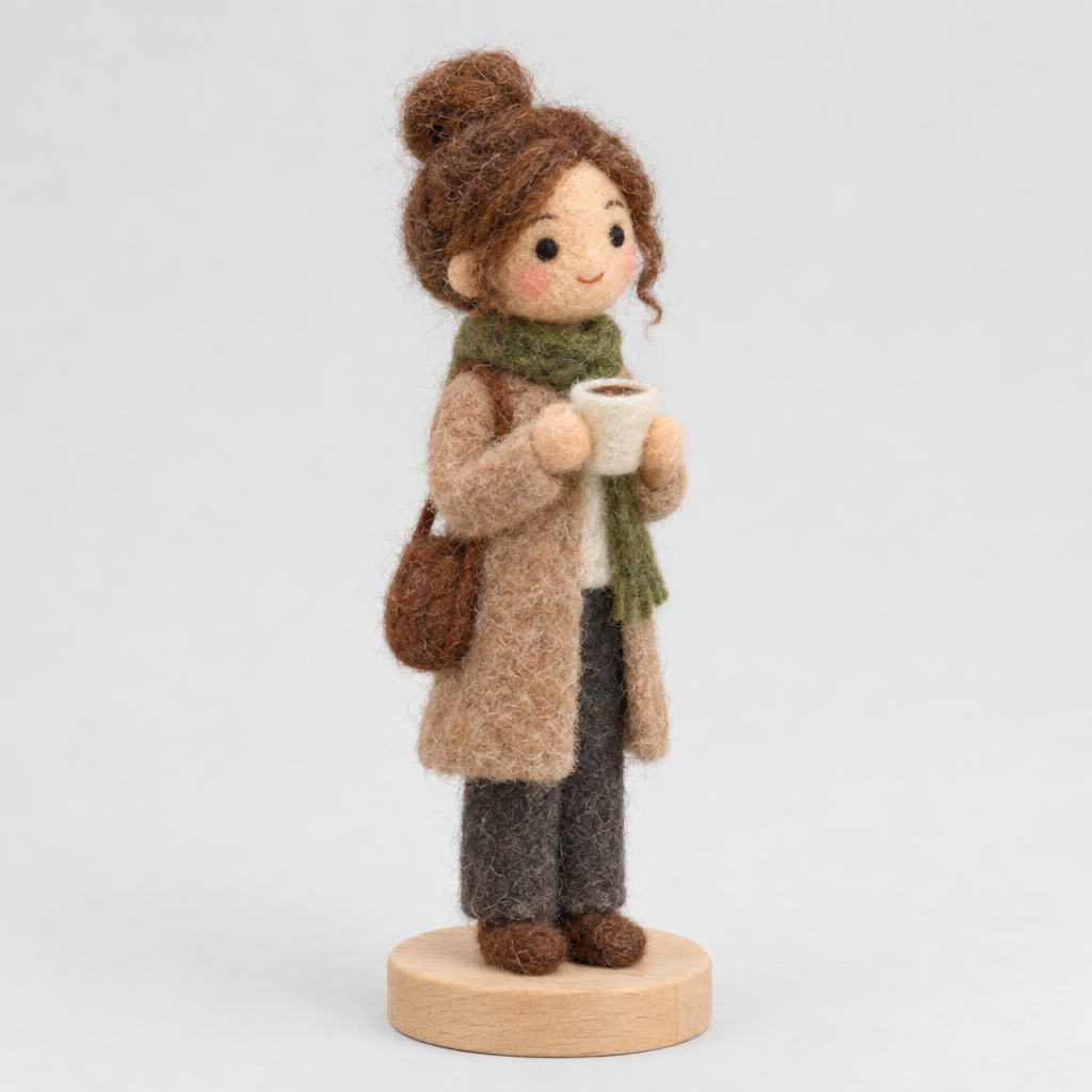 Needle-Felted Photo Fail — slight side
