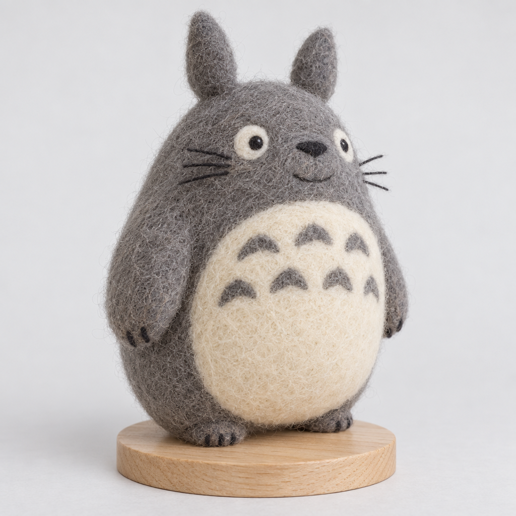 Needle-Felted Totoro
