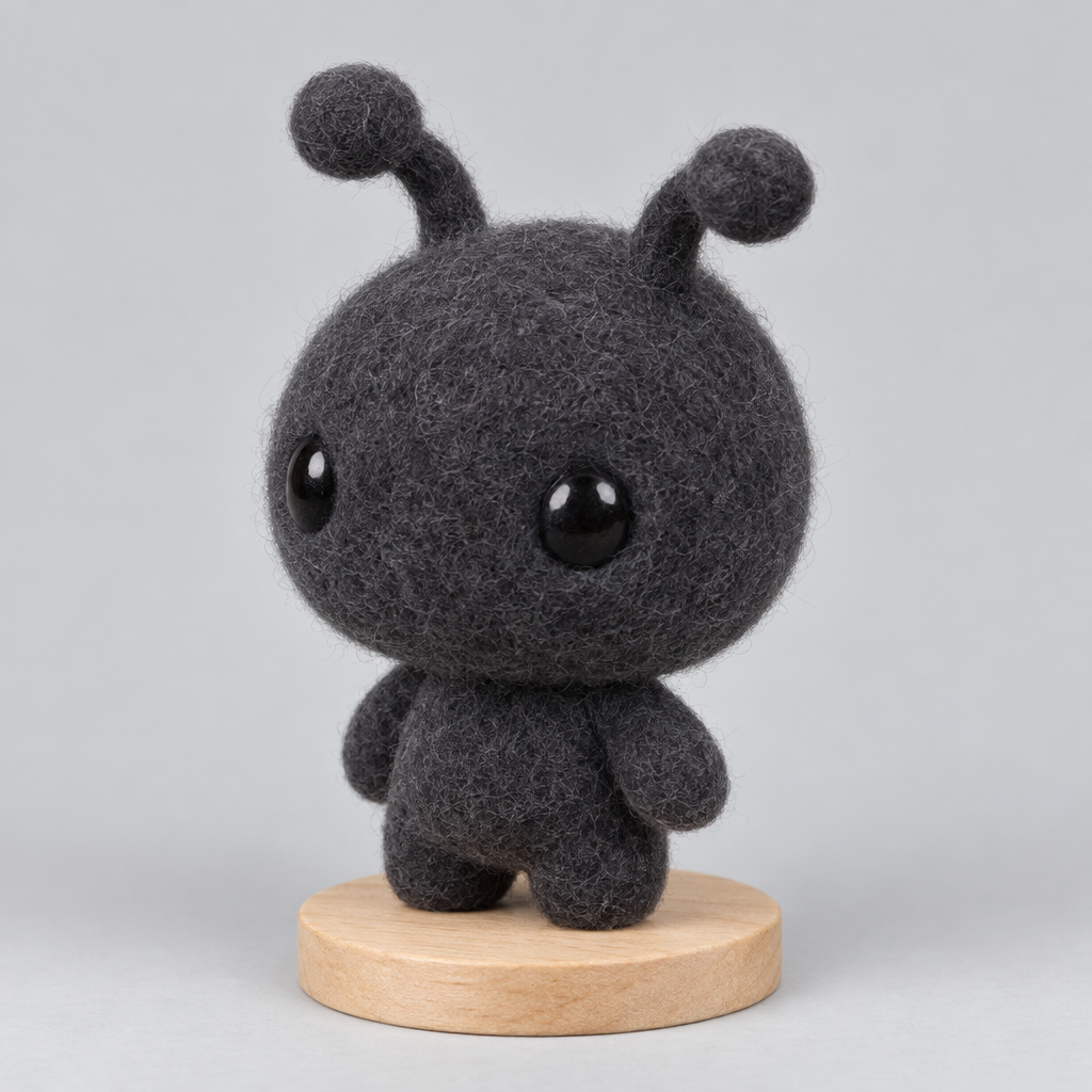 Needle-Felted Xenomorph (Q)